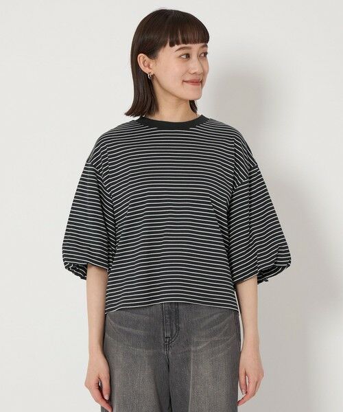 green label relaxing / グリーンレーベル リラクシング カットソー | パフギャザースリーブ プルオーバー カットソー | 詳細22