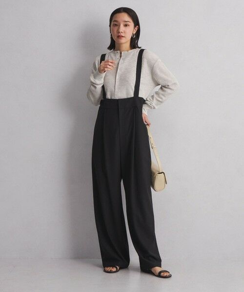 green label relaxing / グリーンレーベル リラクシング カットソー | ＜at ease＞ヘンリーネック ワッフル プルオーバー カットソー | 詳細18