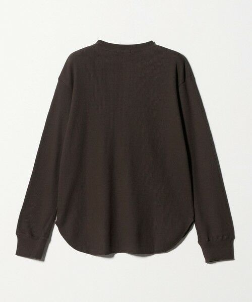 green label relaxing / グリーンレーベル リラクシング カットソー | ＜at ease＞ヘンリーネック ワッフル プルオーバー カットソー | 詳細28