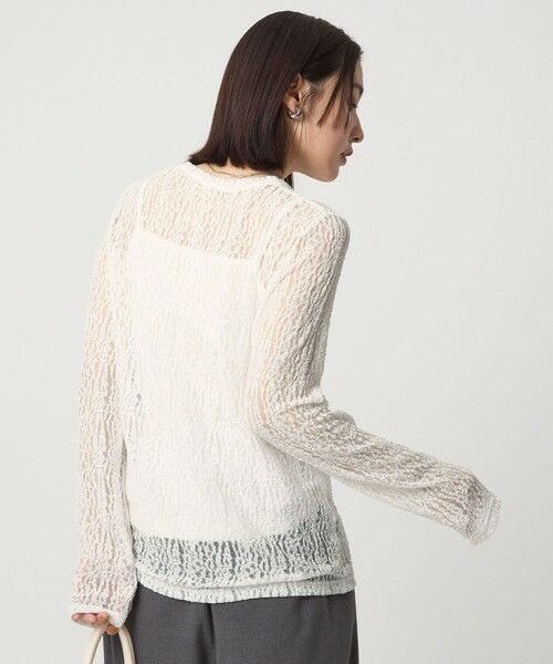 green label relaxing / グリーンレーベル リラクシング カットソー | 【WEB限定】＜at ease＞レース プルオーバー カットソー | 詳細2