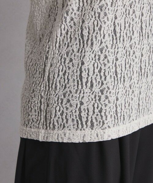green label relaxing / グリーンレーベル リラクシング カットソー | 【WEB限定】＜at ease＞レース プルオーバー カットソー | 詳細14