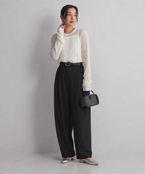 green label relaxing / グリーンレーベル リラクシング カットソー | 【WEB限定】＜at ease＞レース プルオーバー カットソー | 詳細6