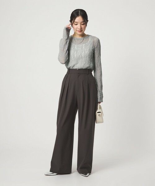 green label relaxing / グリーンレーベル リラクシング カットソー | 【WEB限定】＜at ease＞レース プルオーバー カットソー | 詳細25