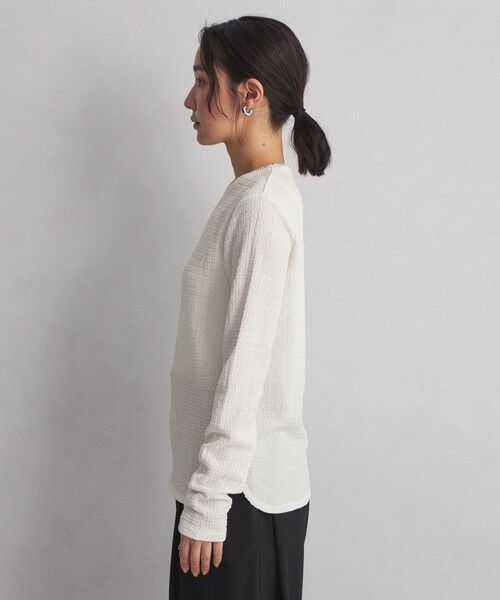 green label relaxing / グリーンレーベル リラクシング カットソー | 【WEB限定】＜at ease＞フクレジャカード プルオーバー カットソー | 詳細6