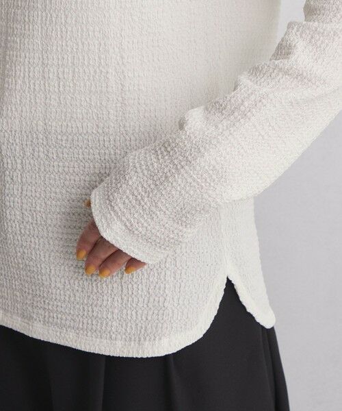 green label relaxing / グリーンレーベル リラクシング カットソー | 【WEB限定】＜at ease＞フクレジャカード プルオーバー カットソー | 詳細9