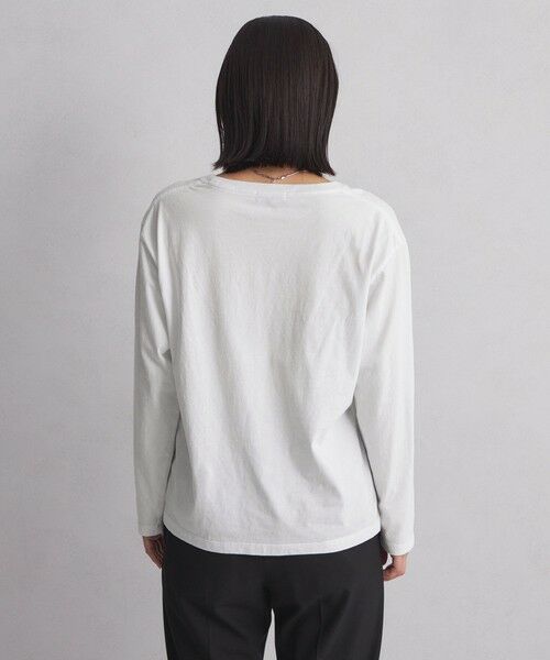 at ease＞フォトプリント ロングスリーブ Tシャツ （カットソー