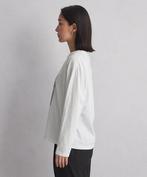 green label relaxing / グリーンレーベル リラクシング カットソー | 【WEB限定】＜at ease＞フォトプリント ロングスリーブ Tシャツ | 詳細18