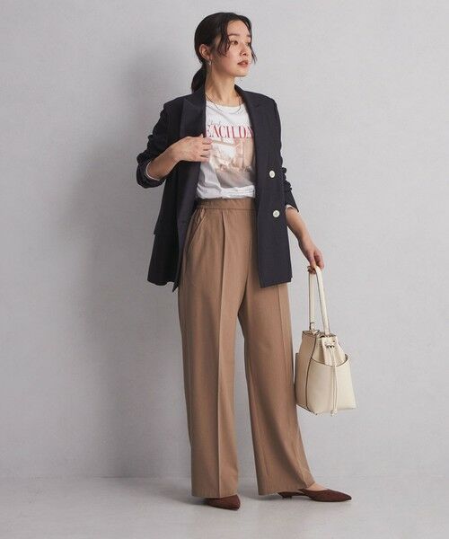 green label relaxing / グリーンレーベル リラクシング カットソー | 【WEB限定】＜at ease＞フォトプリント ロングスリーブ Tシャツ | 詳細26