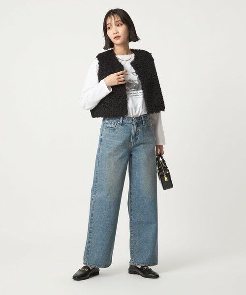 green label relaxing / グリーンレーベル リラクシング カットソー | 【WEB限定】＜at ease＞フォトプリント ロングスリーブ Tシャツ | 詳細30