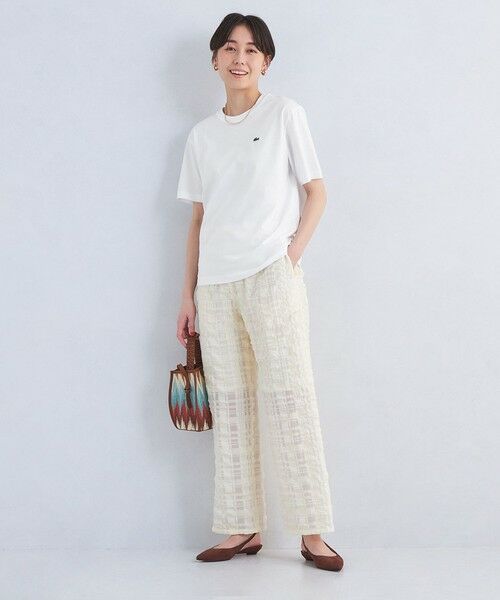 green label relaxing / グリーンレーベル リラクシング Tシャツ | <LACOSTE>ワンポイント ソフトタッチ Tシャツ | 詳細2