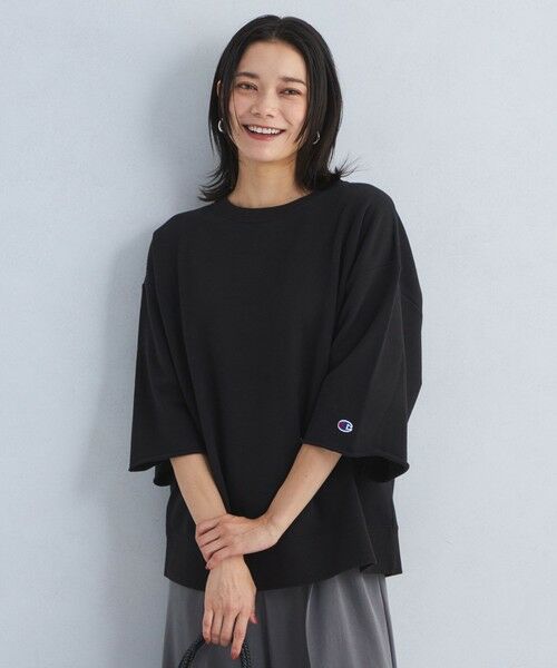 別注】＜Champion＞6分袖 スウェット プルオーバー （カットソー
