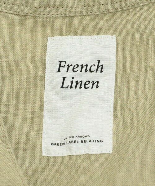 green label relaxing / グリーンレーベル リラクシング ロング・マキシ丈ワンピース | ［size SHORTあり］フレンチリネン シャツ ワンピース | 詳細10