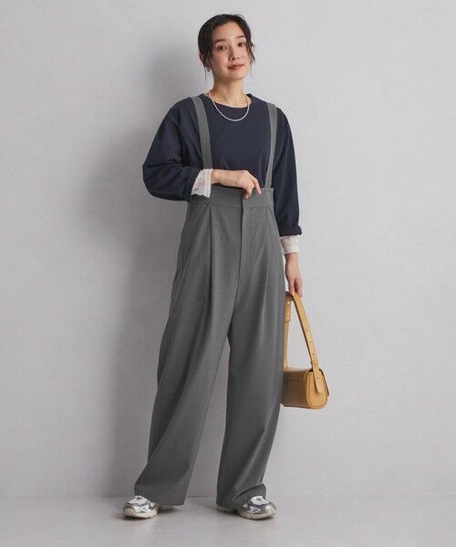 green label relaxing/グリーンレーベル リラクシング 【WEB限定】<at ease>オルマイ サスペンダー パンツ -マシンウォッシャブル・ストレッチ・帯電防止- MD. GRAY S(36) green label relaxing/グリーンレーベル リラクシング 【WEB限定】<at ease>オルマイ サスペンダー パンツ -マシンウォッシャブル・ストレッチ・帯電防止- MD. GRAY S(36)