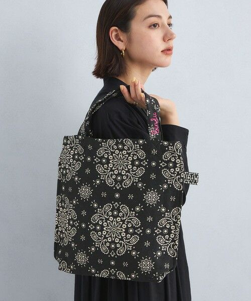 green label relaxing/グリーンレーベル リラクシング <BINDU>ジャカード バッグ BLACK FREE green label relaxing/グリーンレーベル リラクシング <BINDU>ジャカード バッグ BLACK FREE
