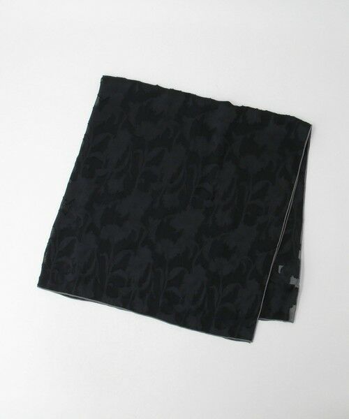 green label relaxing/グリーンレーベル リラクシング ジャカード メロー スカーフ BLACK FREE green label relaxing/グリーンレーベル リラクシング ジャカード メロー スカーフ BLACK FREE