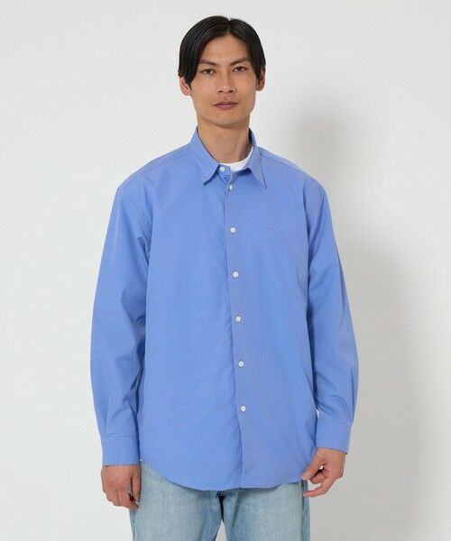 green label relaxing/グリーンレーベル リラクシング コットン 100/2 ブロード レギュラーカラー シャツ -イージーアイロン- COBALT M green label relaxing/グリーンレーベル リラクシング コットン 100/2 ブロード レギュラーカラー シャツ -イージーアイロン- COBALT M