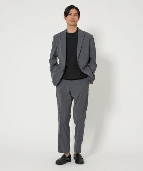 新品タグ付 セオリーリネンブレンド 半袖 クルーネックニット セーター 黒 S FRAMeWORK ニット セーター シアーニットTシャツ レディース