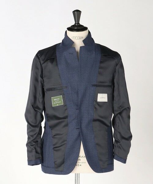 グリーンレーベルリラクシング REDA メッシュ ブレザー ネイビー 48 L green label relaxing（グリーンレーベルリラクシング）の