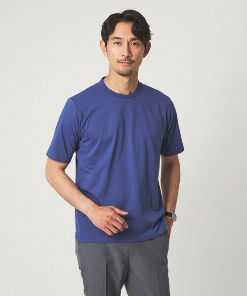 green label relaxing / グリーンレーベル リラクシング Tシャツ | 【WEB限定】JUST fit ジャケイン T 半袖 Tシャツ カットソー -吸水速乾・抗菌-（ROYAL）