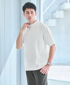 green label relaxing / グリーンレーベル リラクシング Tシャツ | 【WEB限定】JUST fit デイリー モック 半袖 Ｔシャツ カットソー -吸水速乾・抗菌-