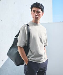 green label relaxing / グリーンレーベル リラクシング Tシャツ | 【WEB限定】JUST fit デイリー モック 半袖 Ｔシャツ カットソー -吸水速乾・抗菌-