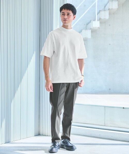 green label relaxing / グリーンレーベル リラクシング Tシャツ | 【WEB限定】JUST fit デイリー モック 半袖 Ｔシャツ カットソー -吸水速乾・抗菌- | 詳細2