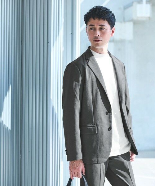 green label relaxing / グリーンレーベル リラクシング Tシャツ | 【WEB限定】JUST fit デイリー モック 半袖 Ｔシャツ カットソー -吸水速乾・抗菌- | 詳細3