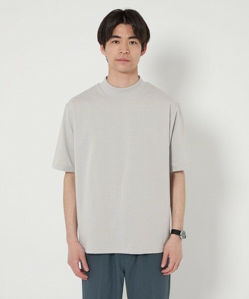 green label relaxing / グリーンレーベル リラクシング Tシャツ | 【WEB限定】JUST fit デイリー モック 半袖 Tシャツ カットソー -吸水速乾・抗菌- | 詳細17