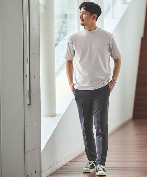 green label relaxing / グリーンレーベル リラクシング Tシャツ | 【WEB限定】JUST fit デイリー モック 半袖 Ｔシャツ カットソー -吸水速乾・抗菌- | 詳細14