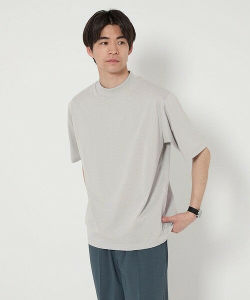 green label relaxing / グリーンレーベル リラクシング Tシャツ | 【WEB限定】JUST fit デイリー モック 半袖 Ｔシャツ カットソー -吸水速乾・抗菌- | 詳細13
