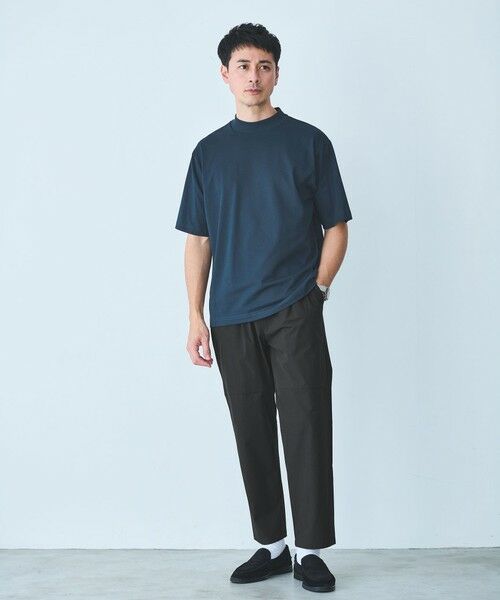 green label relaxing / グリーンレーベル リラクシング Tシャツ | 【WEB限定】JUST fit デイリー モック 半袖 Tシャツ カットソー -吸水速乾・抗菌- | 詳細23
