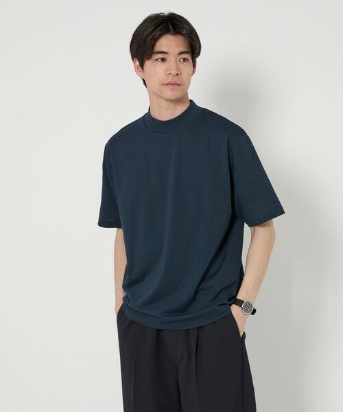 green label relaxing / グリーンレーベル リラクシング Tシャツ | 【WEB限定】JUST fit デイリー モック 半袖 Tシャツ カットソー -吸水速乾・抗菌- | 詳細24