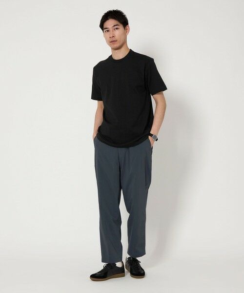 green label relaxing / グリーンレーベル リラクシング Tシャツ | ＜Hanes＞クロ クルーネック Tシャツ | 詳細1