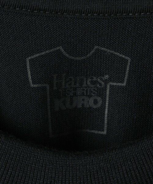 green label relaxing / グリーンレーベル リラクシング Tシャツ | ＜Hanes＞クロ クルーネック Tシャツ | 詳細10