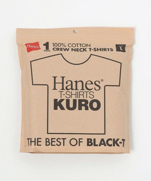 green label relaxing / グリーンレーベル リラクシング Tシャツ | ＜Hanes＞クロ クルーネック Tシャツ | 詳細12