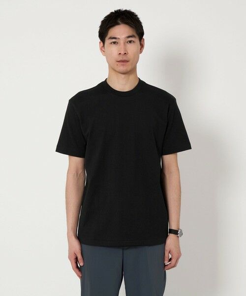 green label relaxing / グリーンレーベル リラクシング Tシャツ | ＜Hanes＞クロ クルーネック Tシャツ | 詳細2