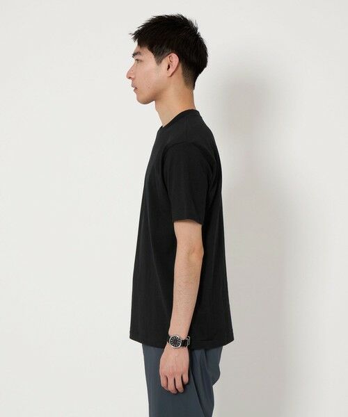 green label relaxing / グリーンレーベル リラクシング Tシャツ | ＜Hanes＞クロ クルーネック Tシャツ | 詳細3