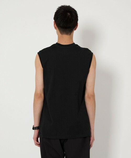 green label relaxing / グリーンレーベル リラクシング Tシャツ | ＜Hanes＞クロ ノースリーブ Tシャツ | 詳細4