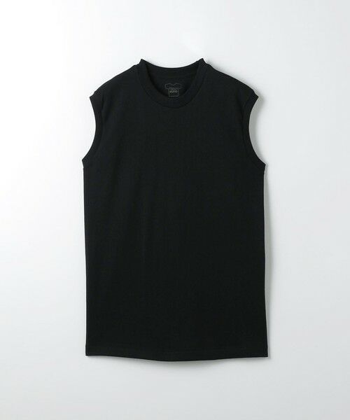 green label relaxing / グリーンレーベル リラクシング Tシャツ | ＜Hanes＞クロ ノースリーブ Tシャツ | 詳細5