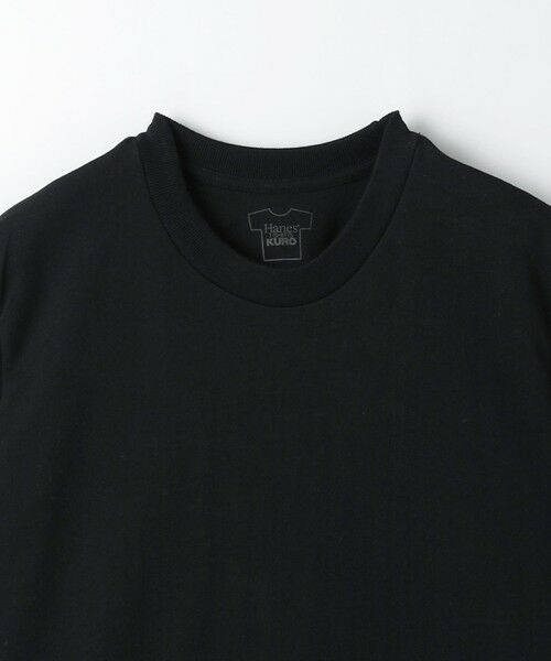 green label relaxing / グリーンレーベル リラクシング Tシャツ | ＜Hanes＞クロ ノースリーブ Tシャツ | 詳細7