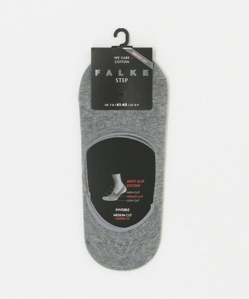 green label relaxing/グリーンレーベル リラクシング <FALKE>Step Invisible ソックス MD. GRAY FREE green label relaxing/グリーンレーベル リラクシング <FALKE>Step Invisible ソックス MD. GRAY FREE