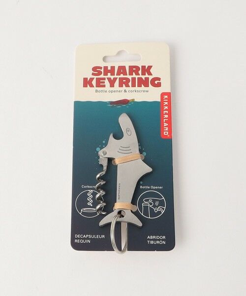 green label relaxing / グリーンレーベル リラクシング キーホルダー・ストラップ | ＜KIKKERLAND＞シャークキーリング 栓抜き | 詳細6