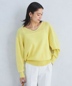 UNITED ARROWS green label relaxing - green label relaxing(グリーンレーベルリラクシング) 長袖セーター レディース美品  - ライトグリーン Vネック Sweater｜TOPS｜グリーンレーベル リラクシング（green label