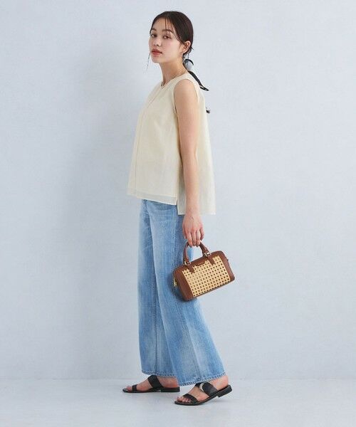 For Your Eyes Only/ノースリーブブラウス/S/--/BLK/FWSC460015ZO O.S.K（ファッション） ブラウス シャツ 「O.S.K」 ノースリーブ