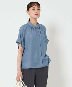 【新品 タグつき】グリーンレーベル ブラウス タグ付新品】グリーンレーベルリラクシング WEB限定 フレアー