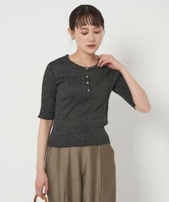 mm1713【F】グリーンレーベルリラクシング ニット ランダムリブ