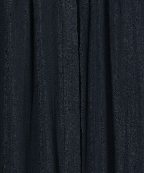 green label relaxing / グリーンレーベル リラクシング ロング・マキシ丈ワンピース | サテン ギャザー ショートスリーブ ワンピース | 詳細28