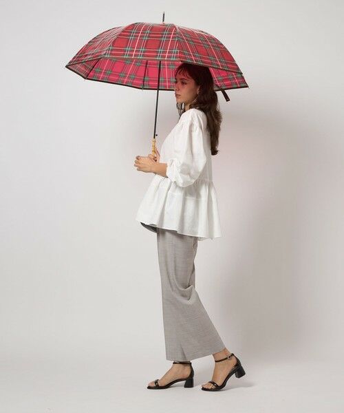 green label relaxing / グリーンレーベル リラクシング 傘 | チェック ビニール アンブレラ / 雨傘 / レイン | 詳細3