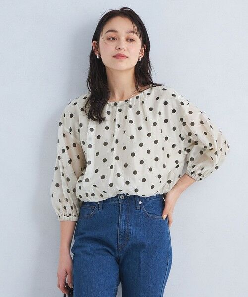 green label relaxing/グリーンレーベル リラクシング ドット バルーンスリーブ ブラウス その他1 FREE green label relaxing/グリーンレーベル リラクシング ドット バルーンスリーブ ブラウス その他1 FREE