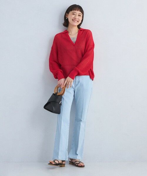 【希少】 Green label relaxing 3ピース セットアップ L Sweater｜TOPS｜グリーンレーベル リラクシング（green label